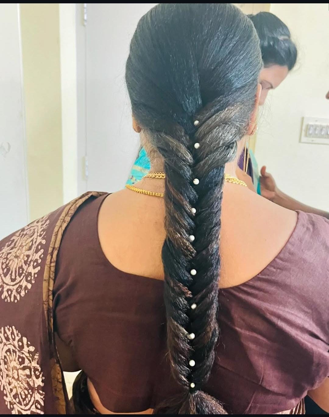 Modern bridal hairstyle